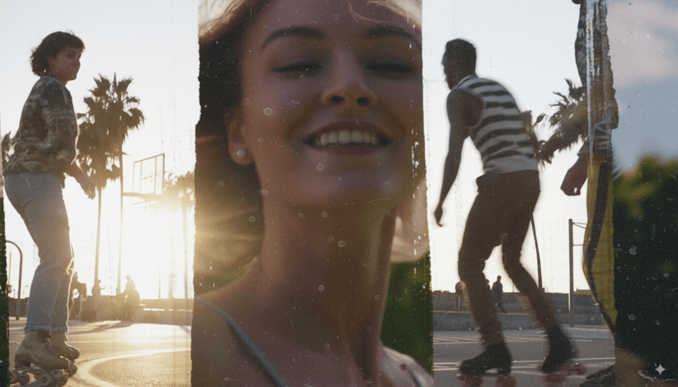 Rolling Through the Golden Hour in Motion